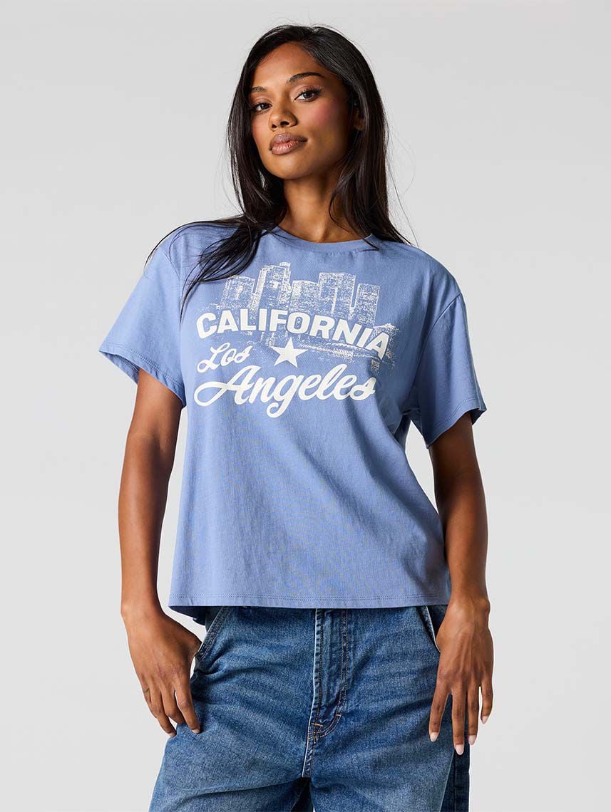 טי-שירט בוקסי NYC