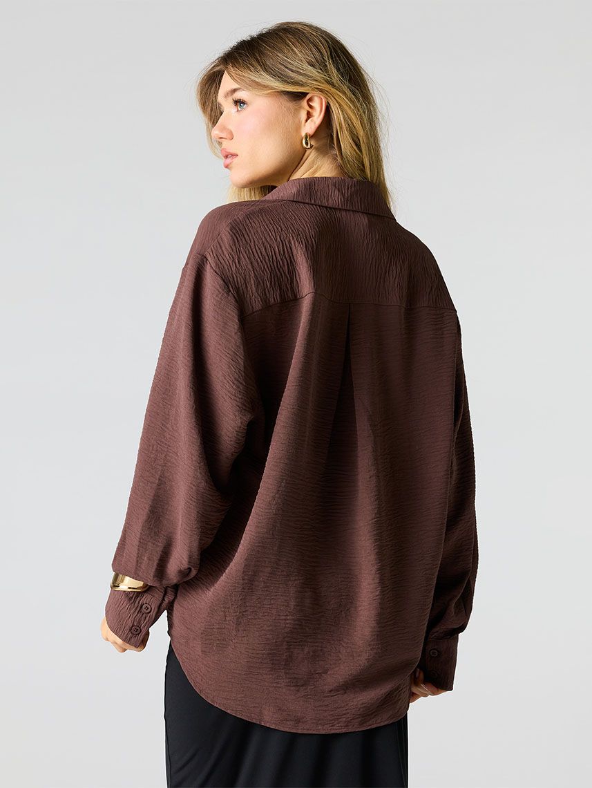 חולצת אוברסייז מכופתרת