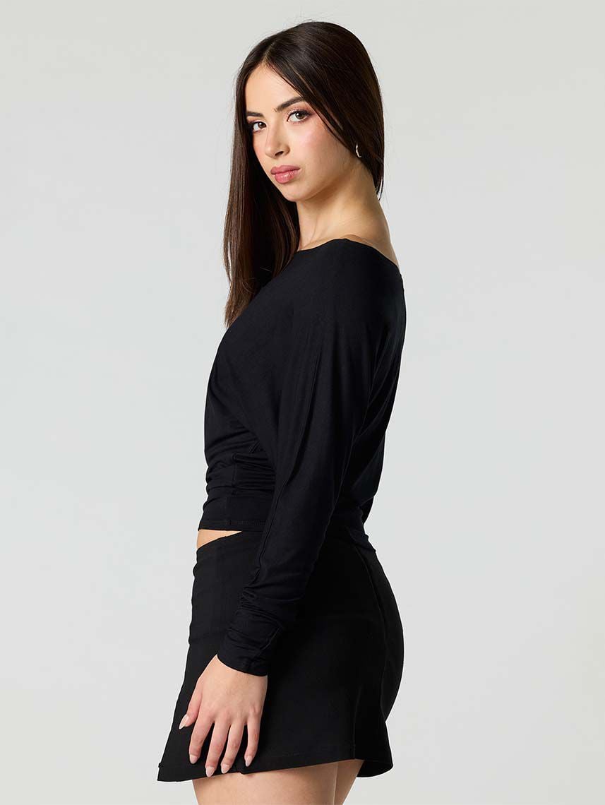 חולצת ריב אוף-שולדר