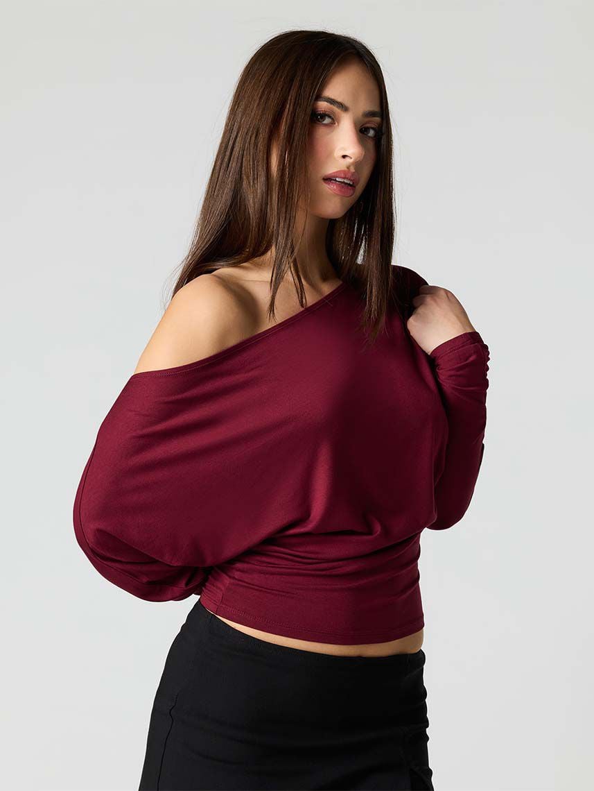 חולצת ריב אוף-שולדר