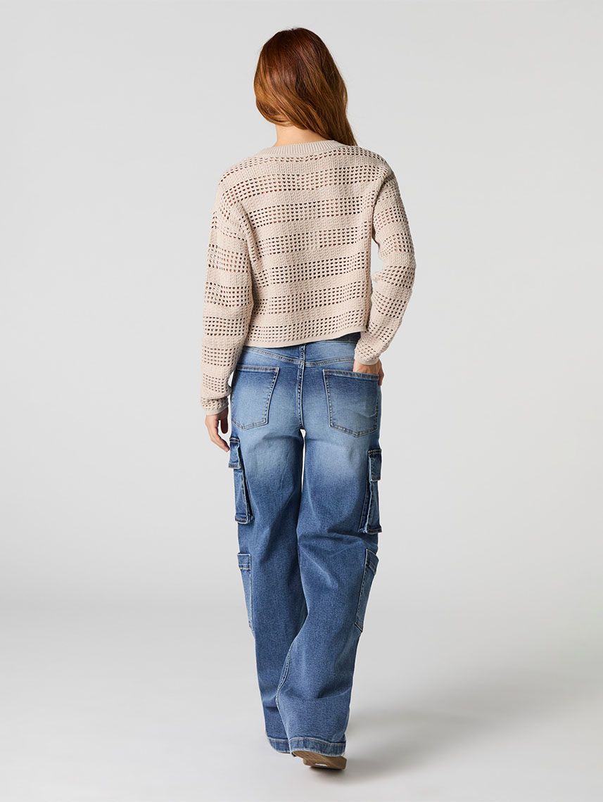 ג’ינס CARGO - WIDE LEG