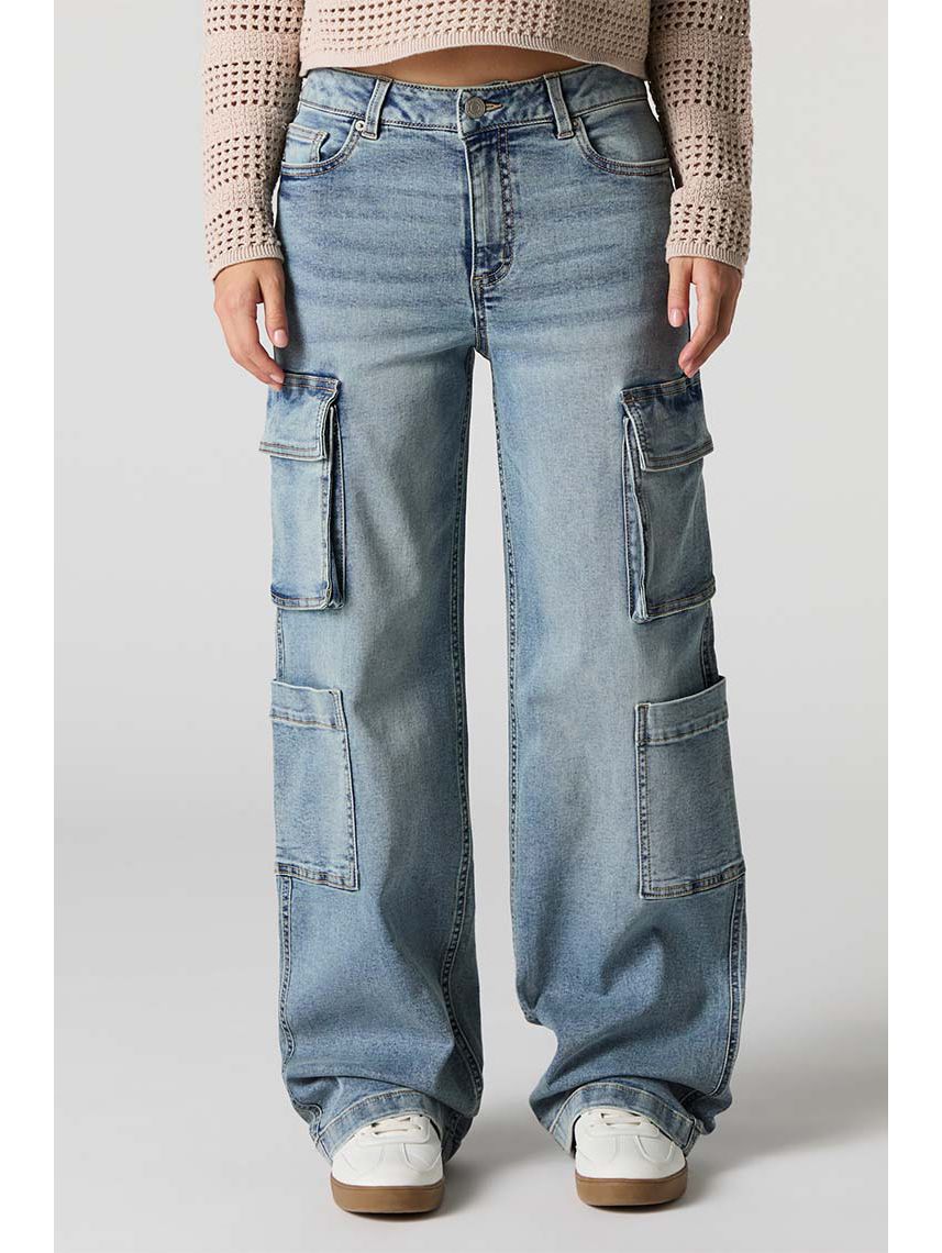 ג’ינס CARGO - WIDE LEG