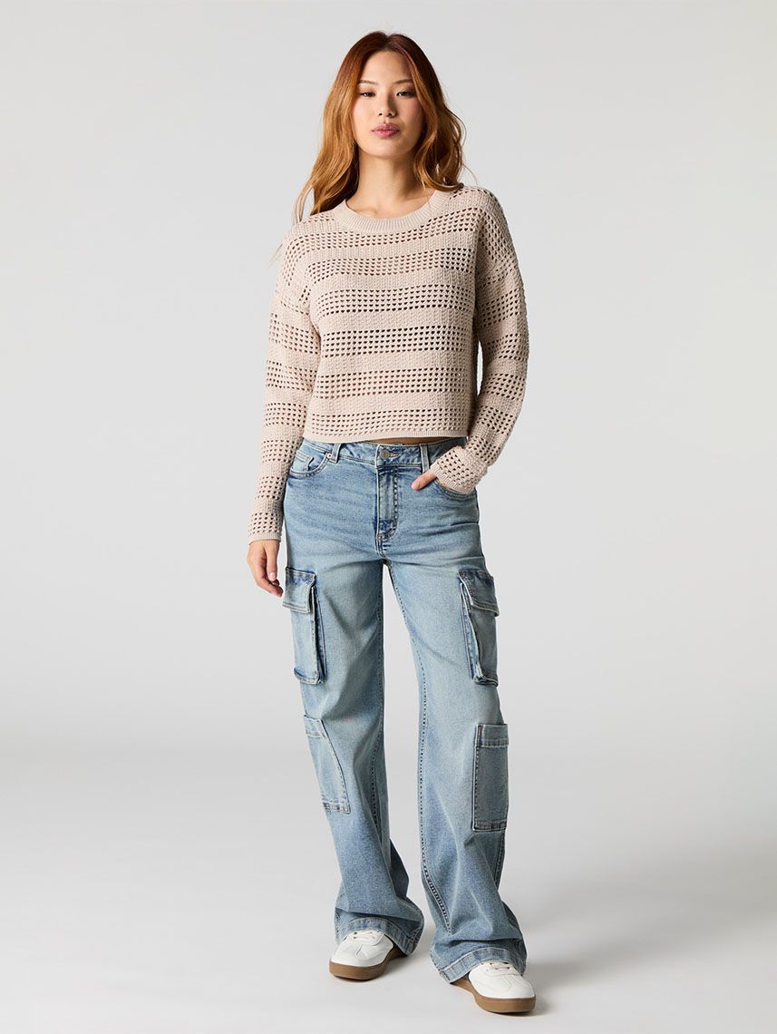 ג’ינס CARGO - WIDE LEG