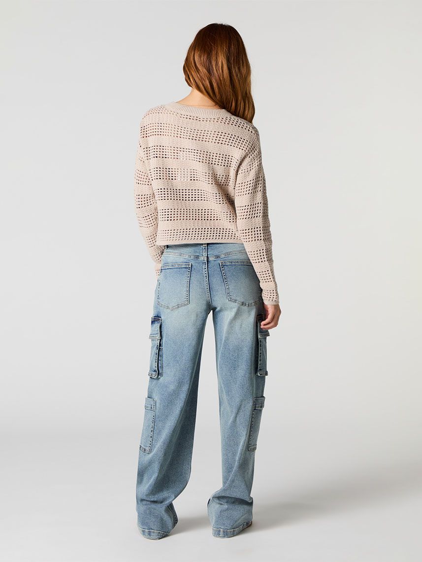 ג’ינס CARGO - WIDE LEG