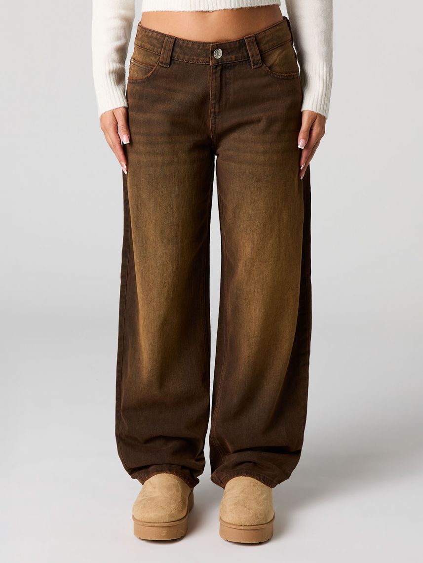 ג’ינס LOW RISE - BARREL