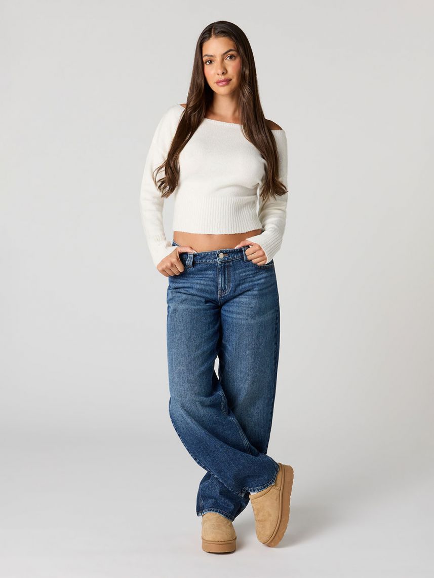 ג’ינס LOW RISE - BARREL