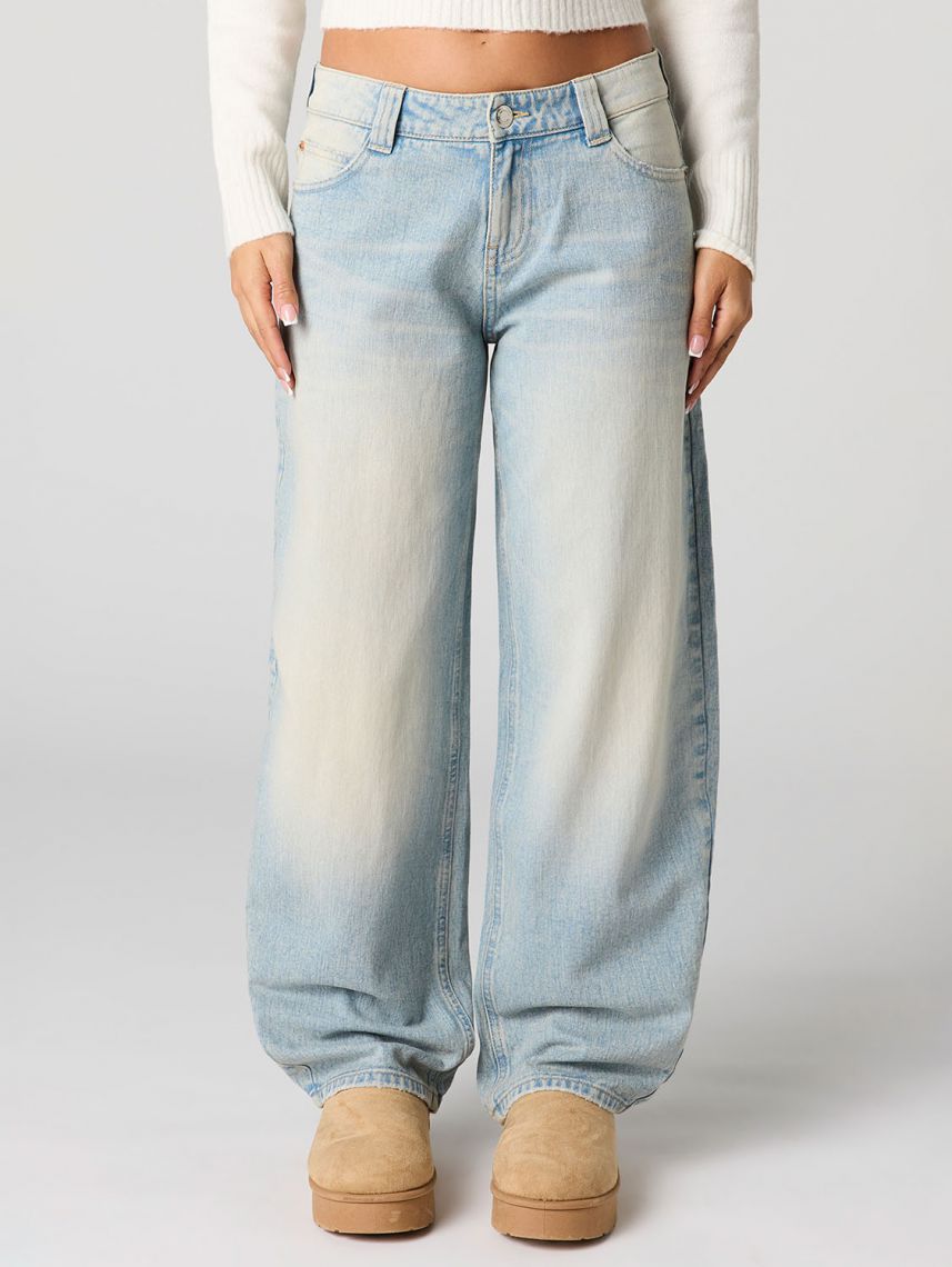 ג’ינס LOW RISE - BARREL