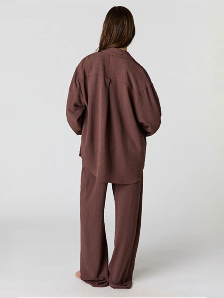 מכנסיים ארוכים WIDE-LEG