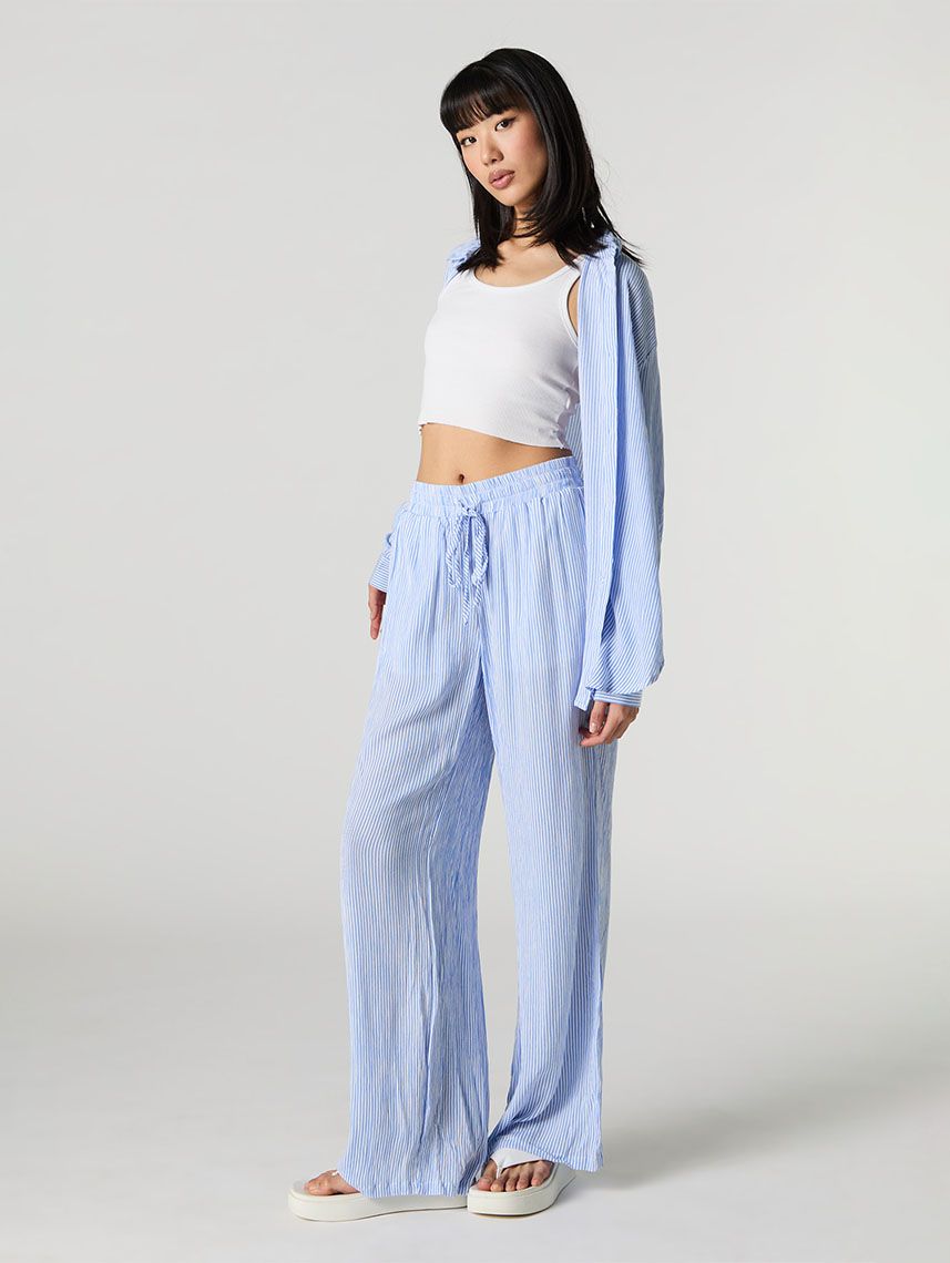 מכנסי Flowy ארוכים