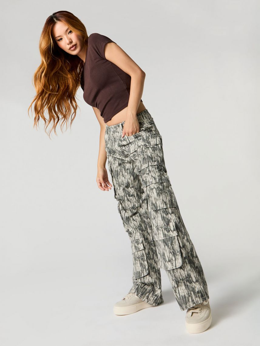 מכנסי CARGO - STRAIGHT