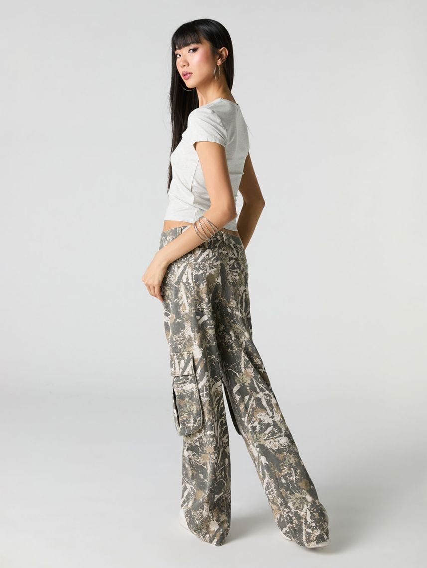 מכנסי CARGO- LOW RISE