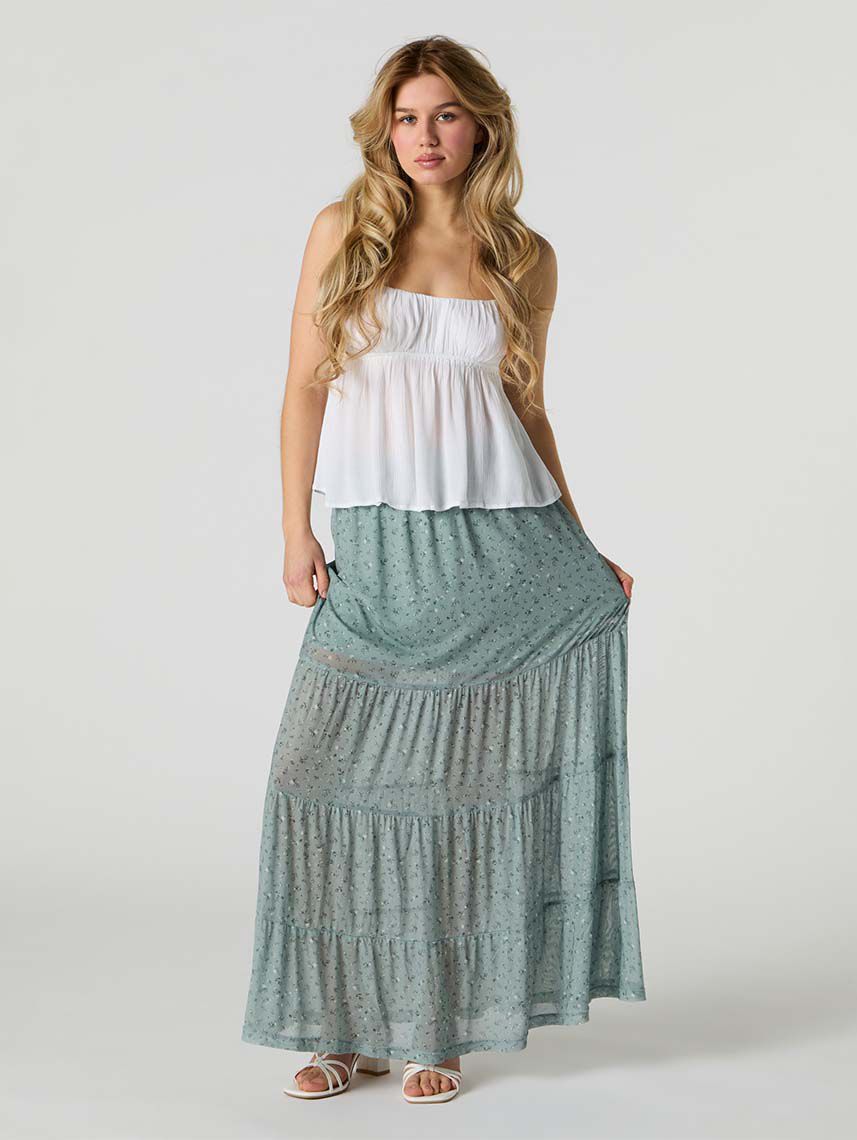 חצאית רשת MAXI  קומות