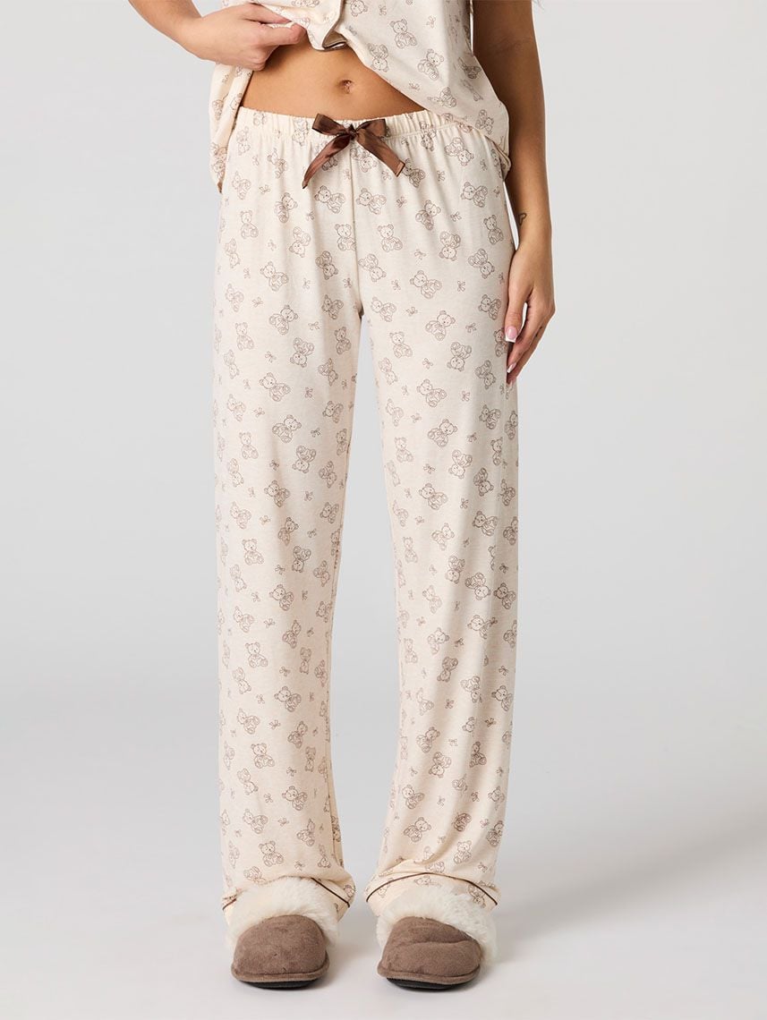 סט פיג’מה מכופתרת