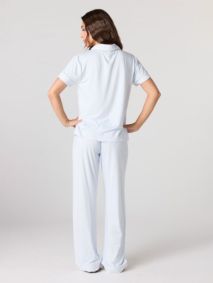 סט פיג’מה מכופתרת