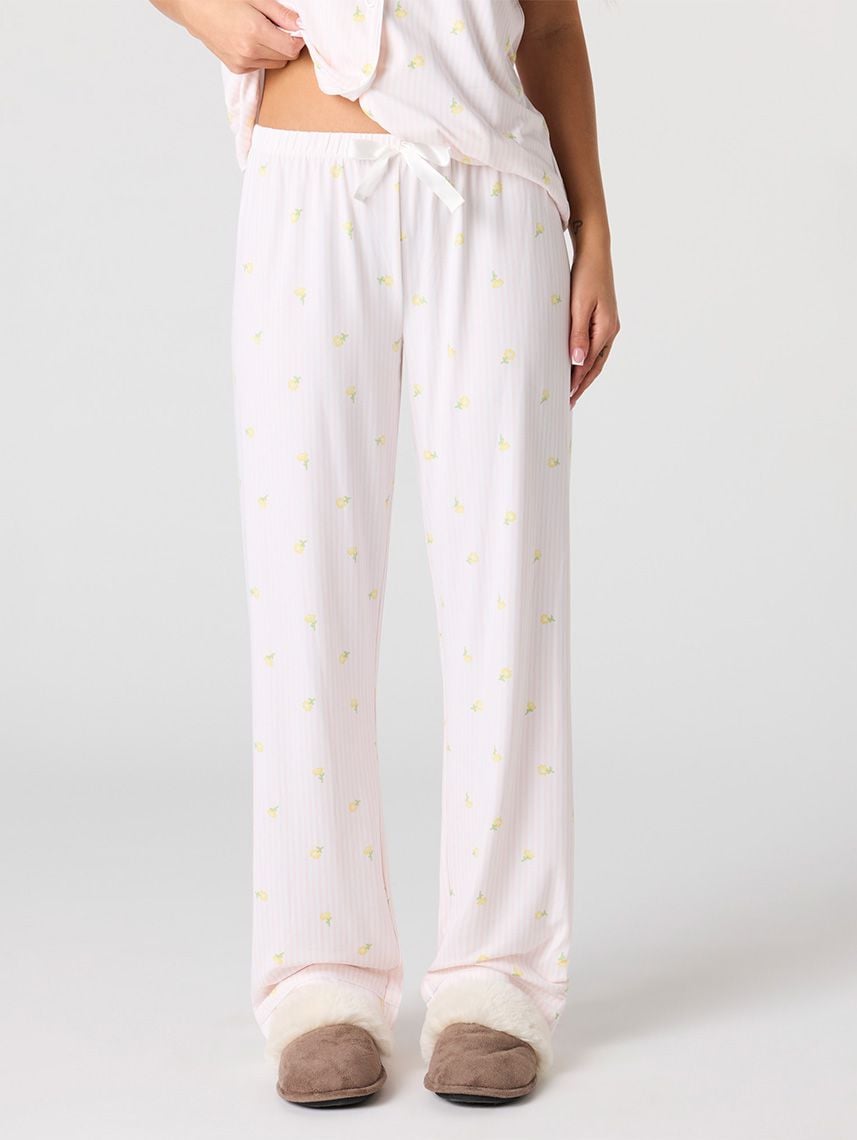 סט פיג’מה מכופתרת