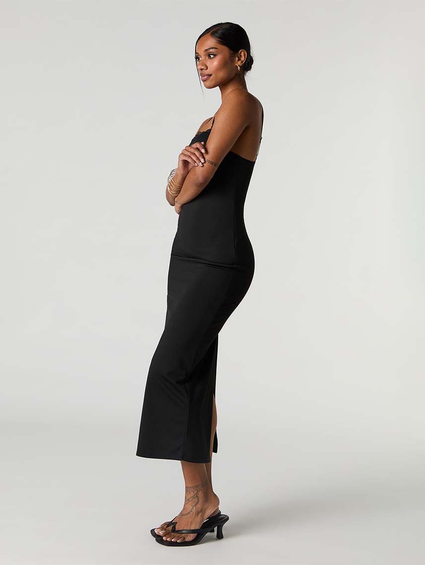 שמלת מקסי אלסטית