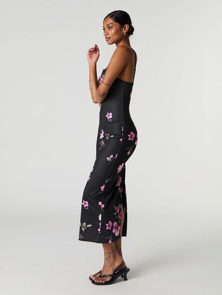 שמלת מקסי אלסטית