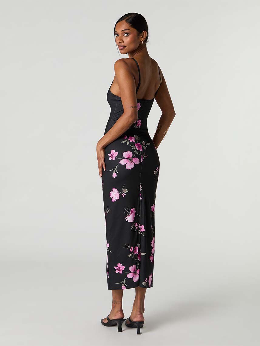 שמלת מקסי אלסטית