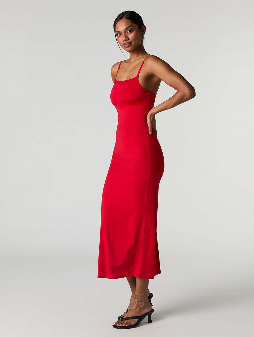 שמלת מקסי אלסטית