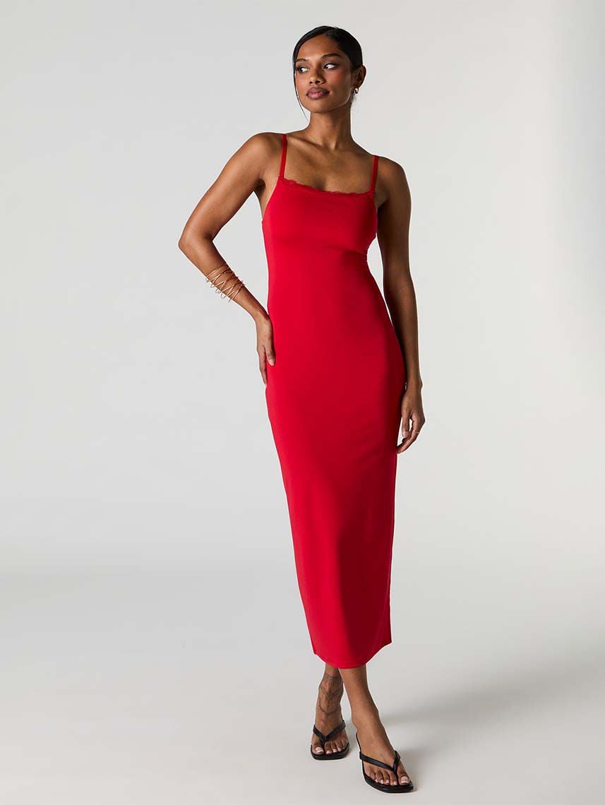 שמלת מקסי אלסטית