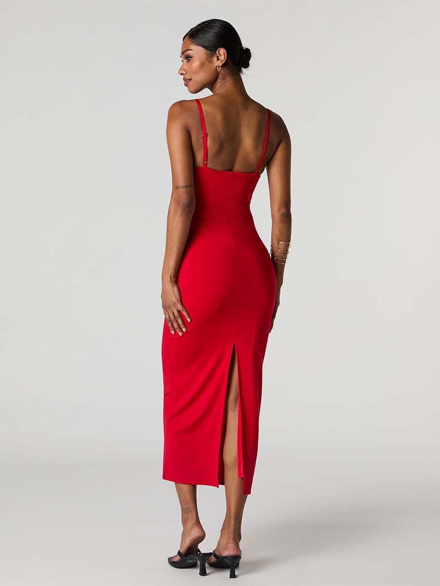 שמלת מקסי אלסטית