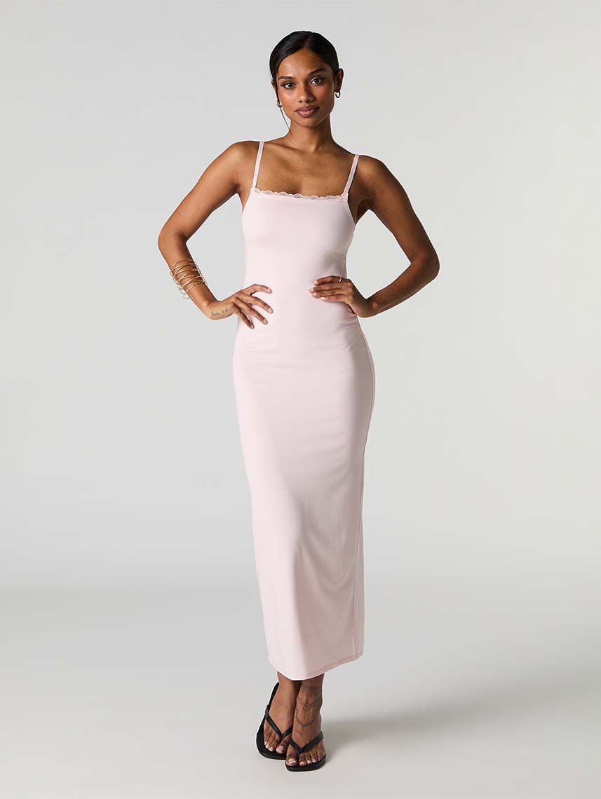 שמלת מקסי אלסטית