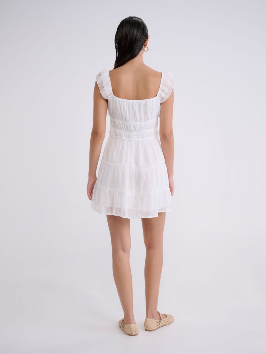 שמלת מיני קומות נשפכת