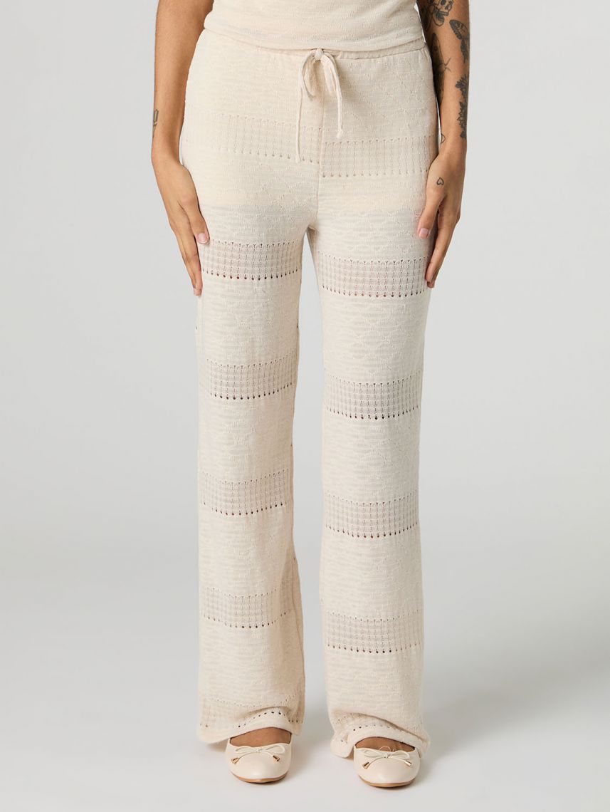 מכנסי סריג ארוכים