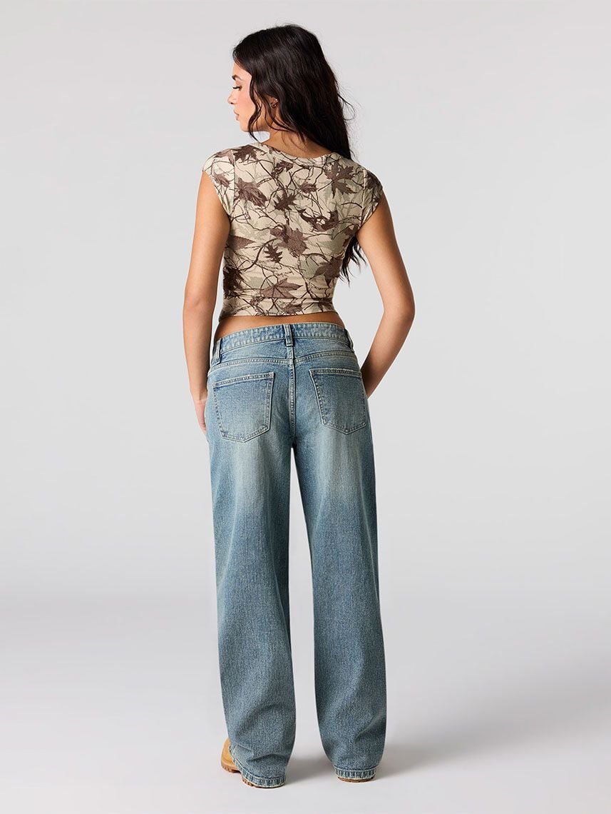 ג’ינס BAGGY-VINTAGE מותן נמוכה