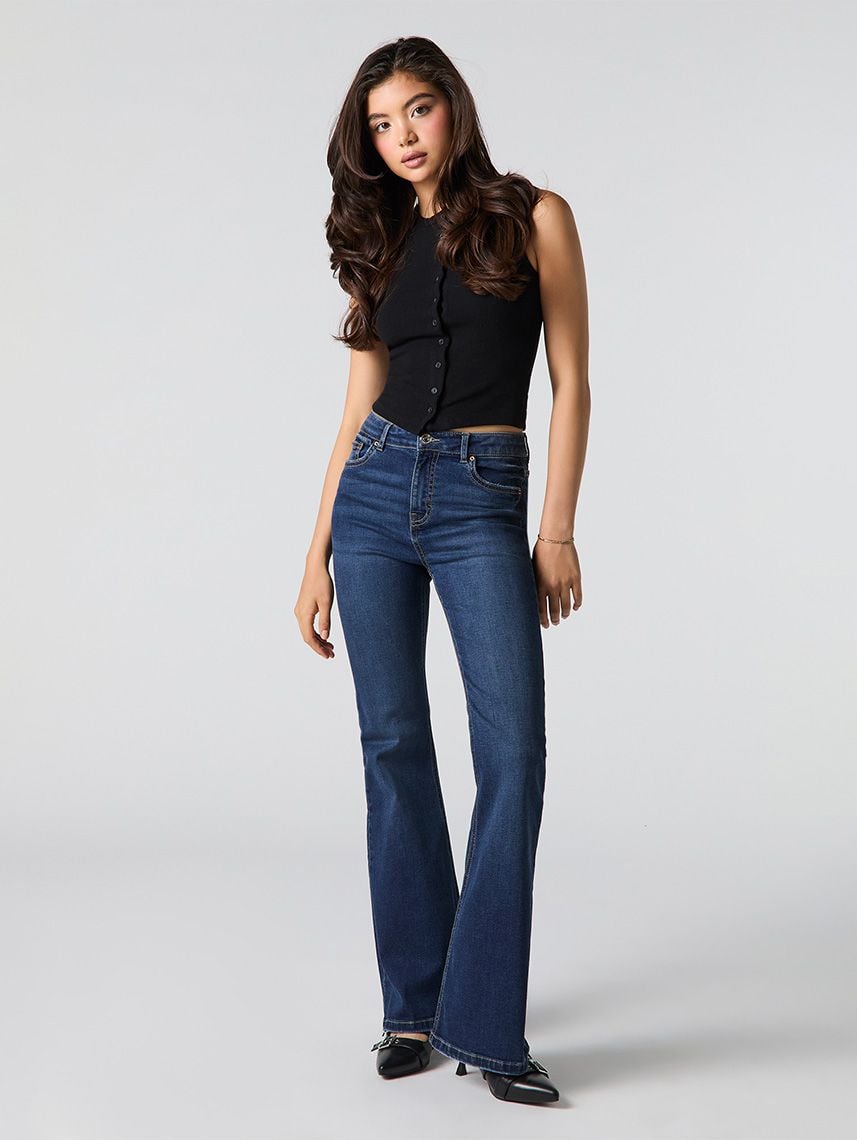 ג’ינס HIGH RISE-FLARE