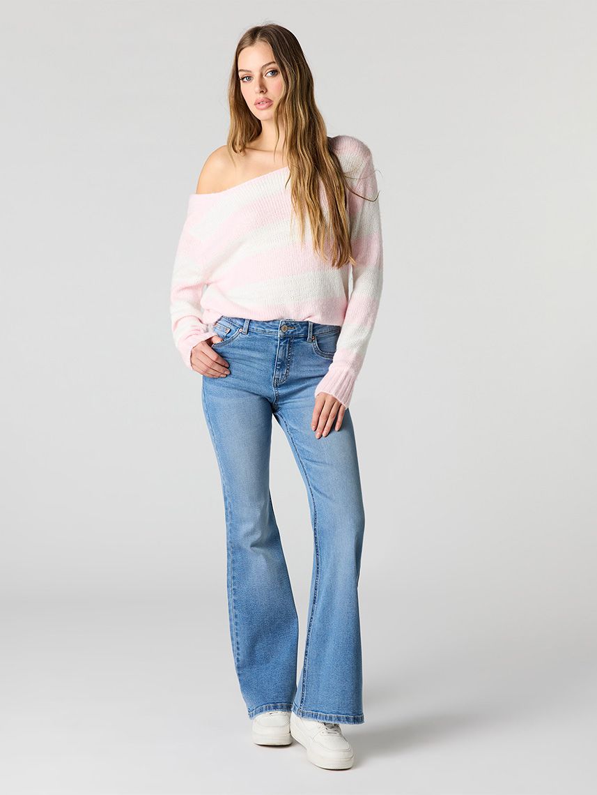 ג’ינס HIGH RISE-FLARE