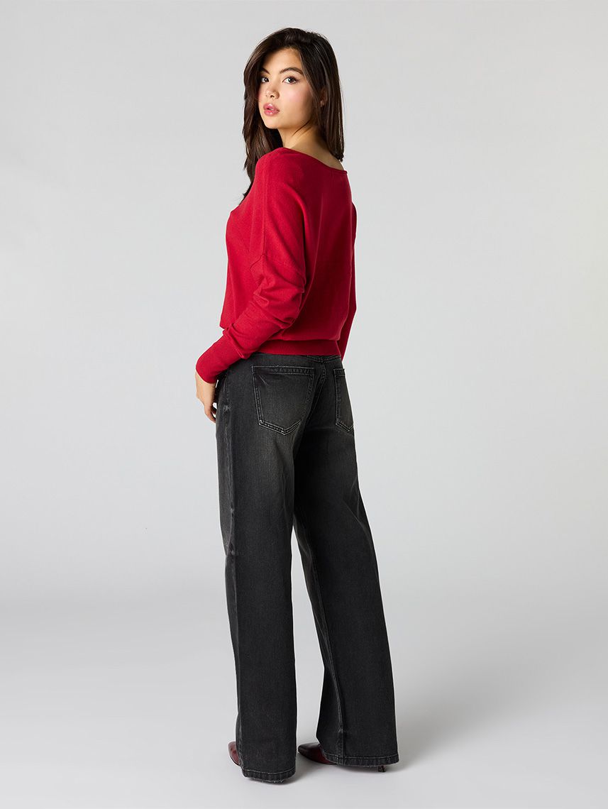 ג’ינס LOW RISE-BAGGY