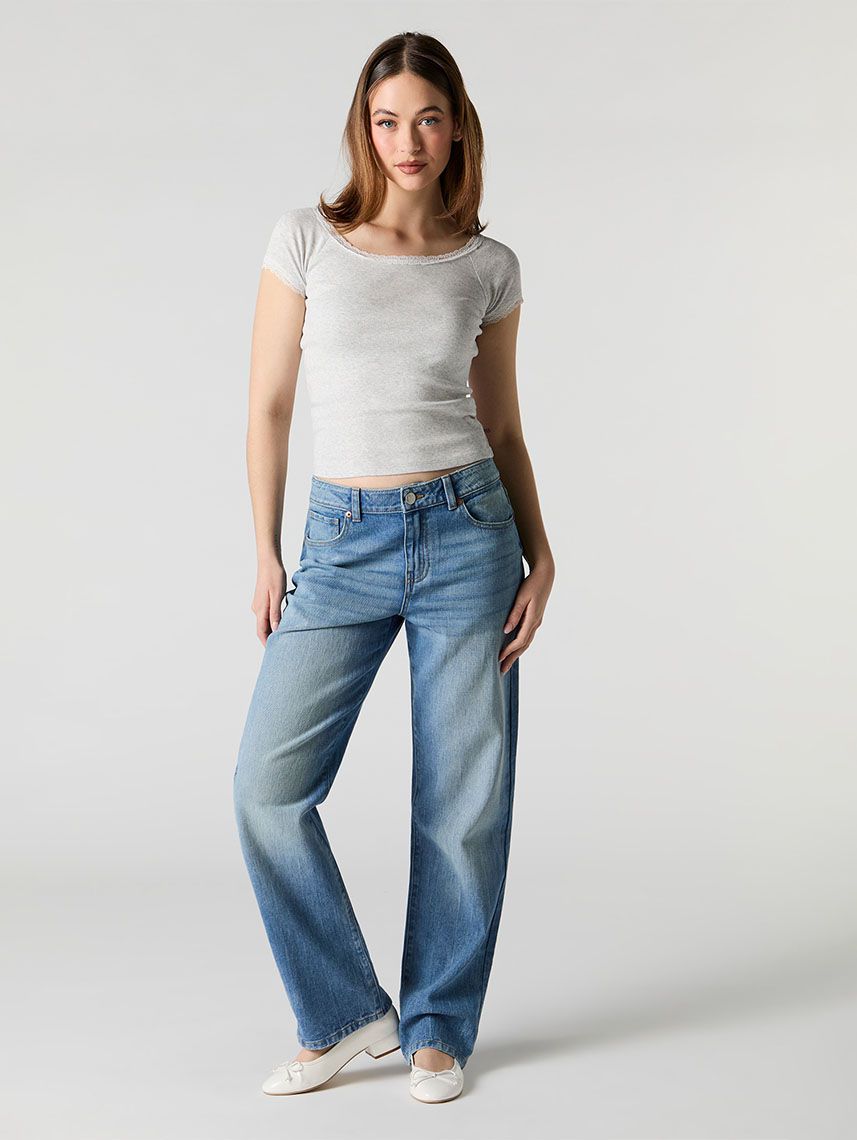 ג’ינס SLOUCHY-STRAIGHT LEG