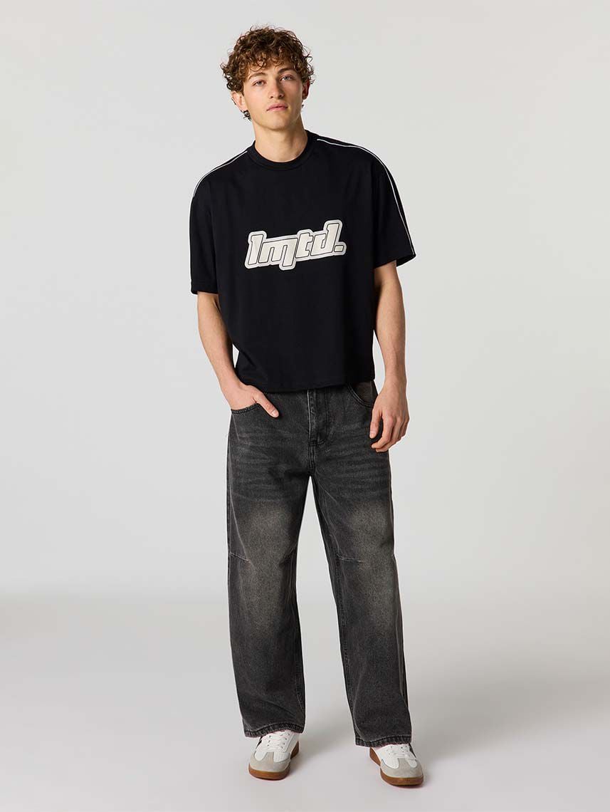 טי-שירט בוקסי עבה