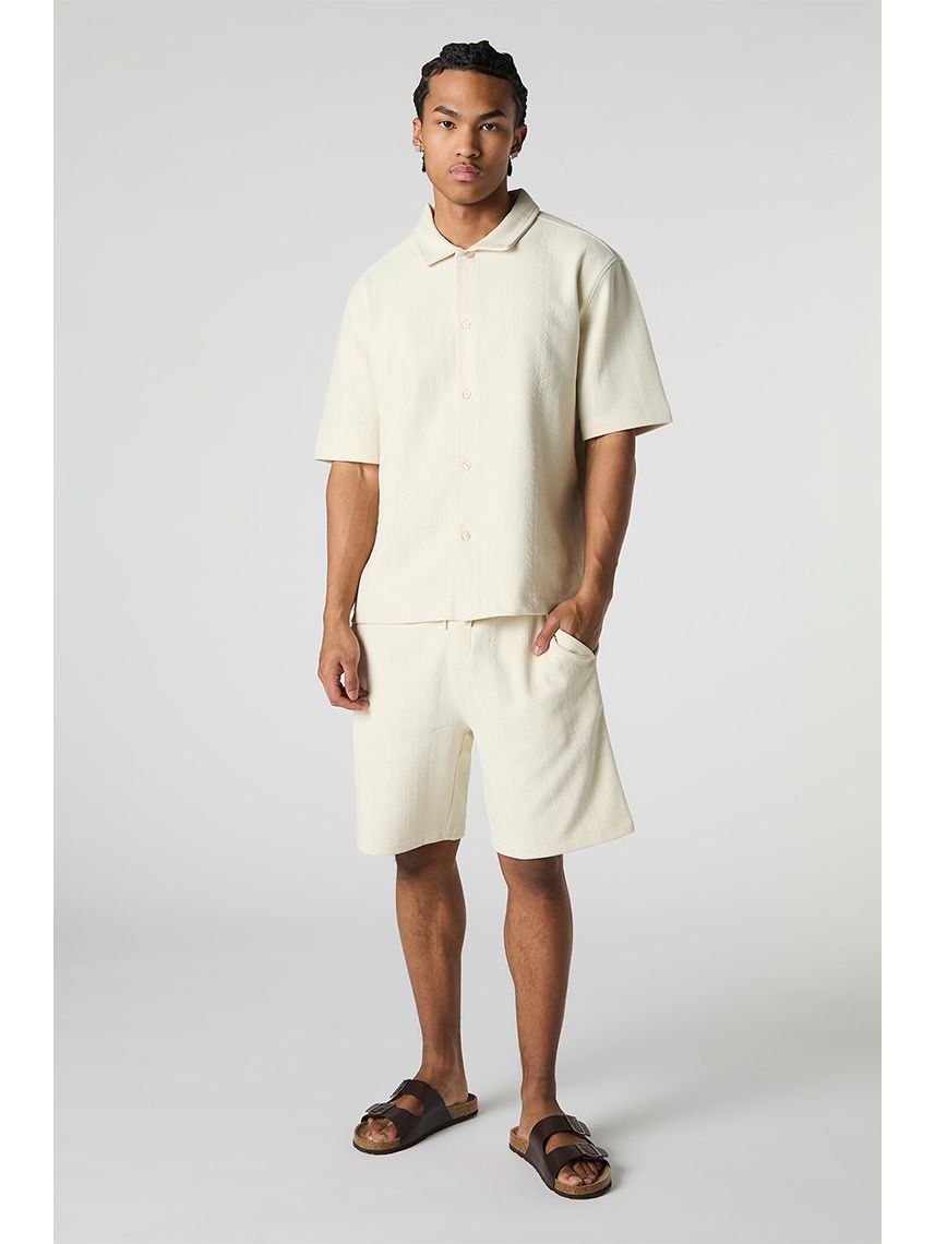 מכופתרת בוקסי טקסטורה