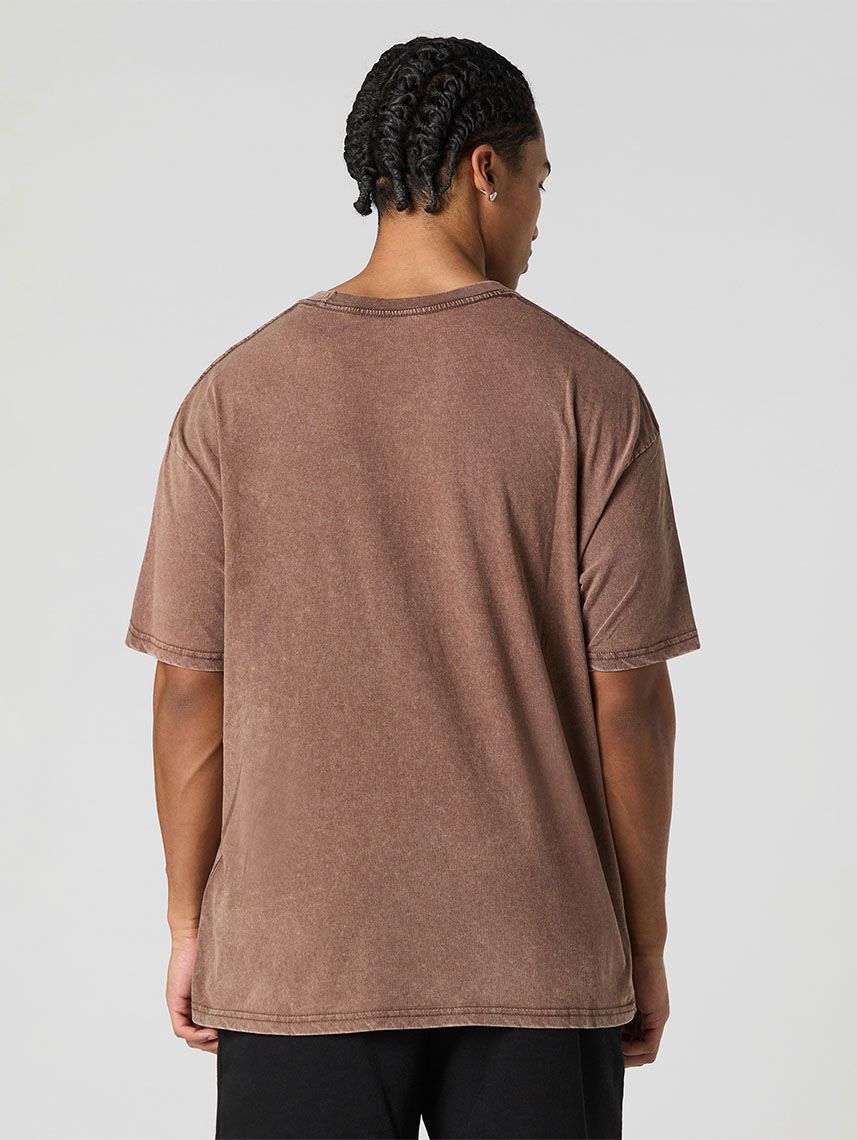 טי-שירט מודפסת שטופה