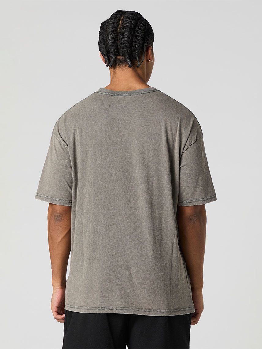 טי-שירט מודפסת שטופה