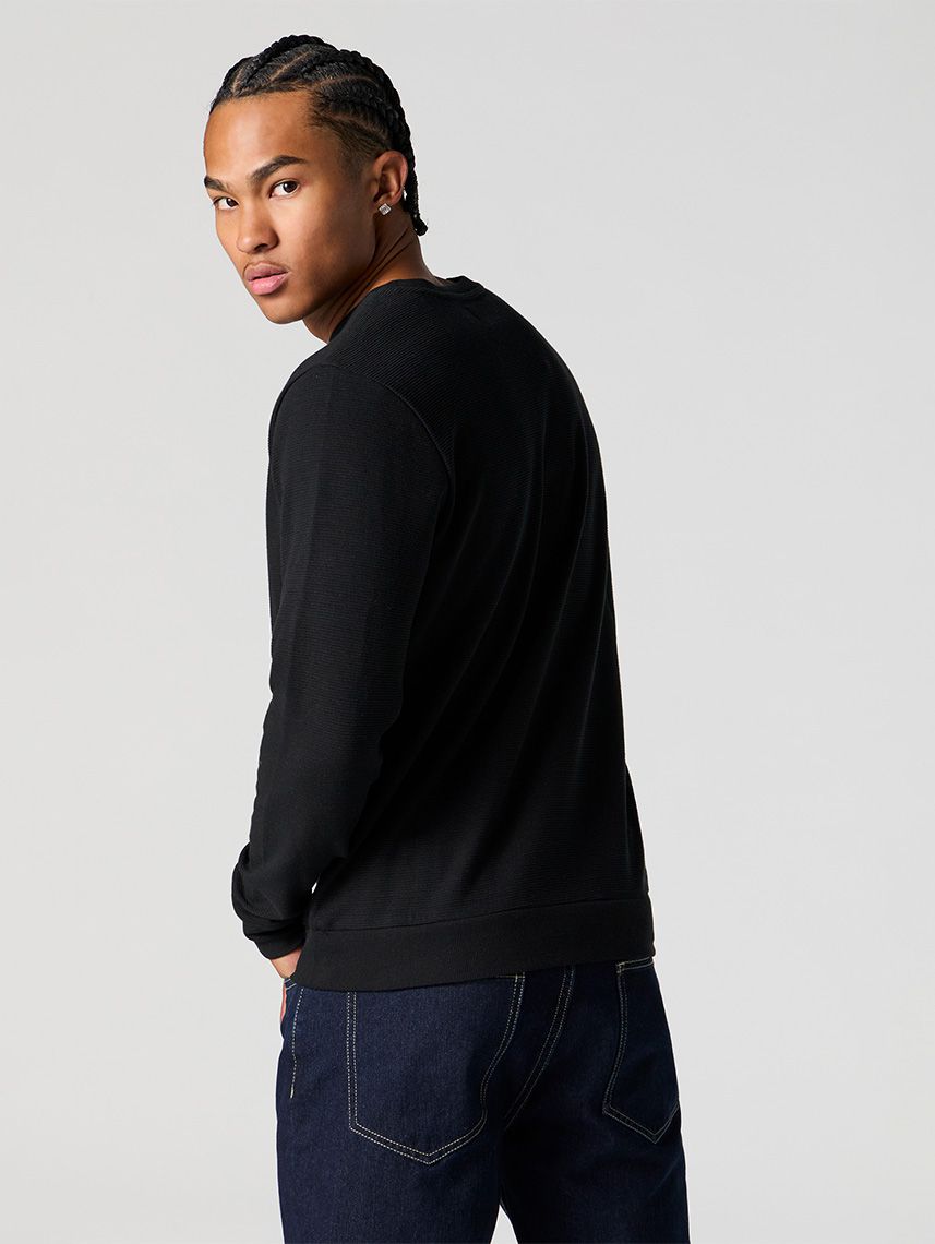 חולצת טקסטורה ארוכה