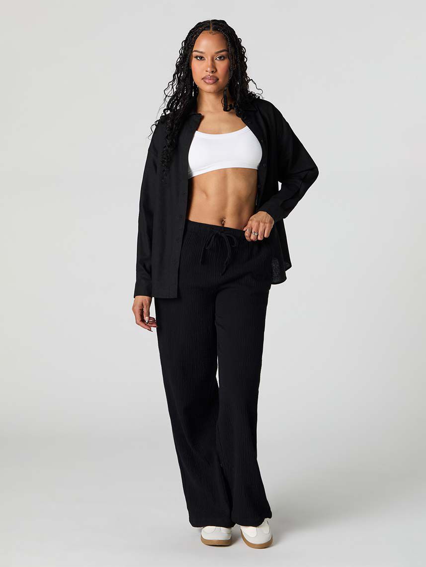 חולצת אוברסייז מכופתרת