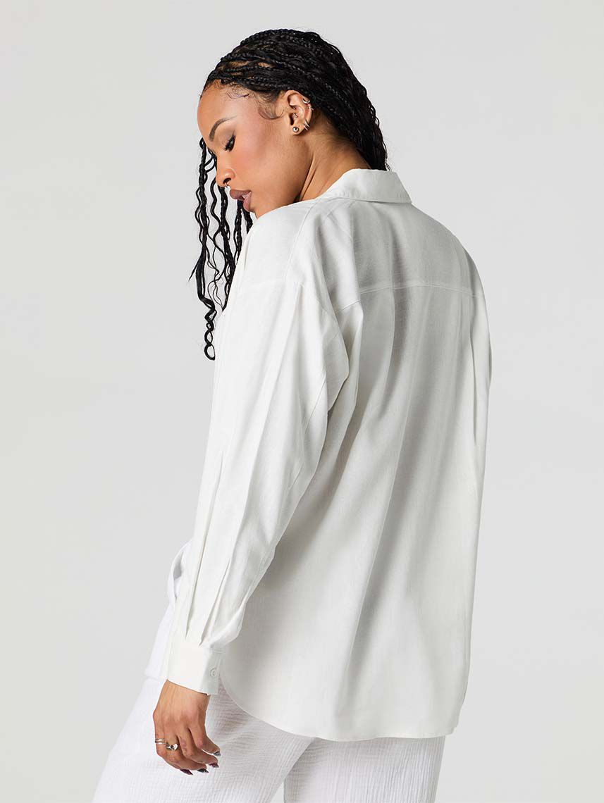 חולצת אוברסייז מכופתרת