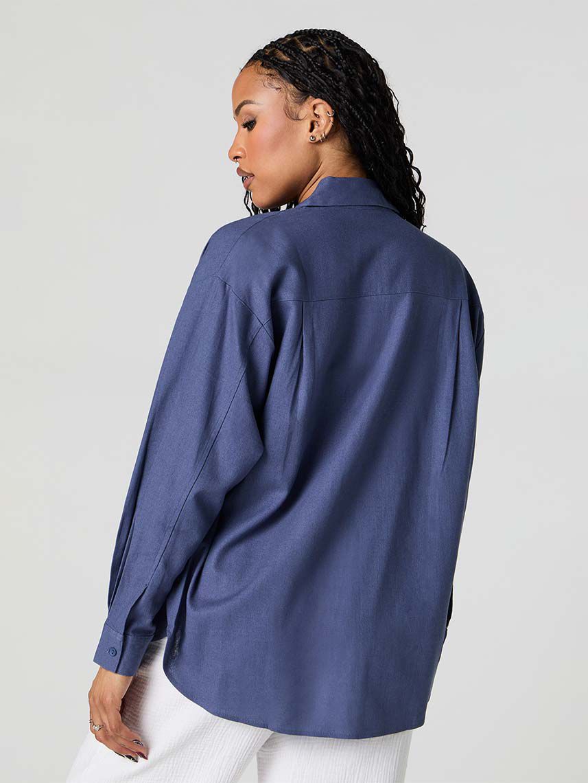 חולצת אוברסייז מכופתרת