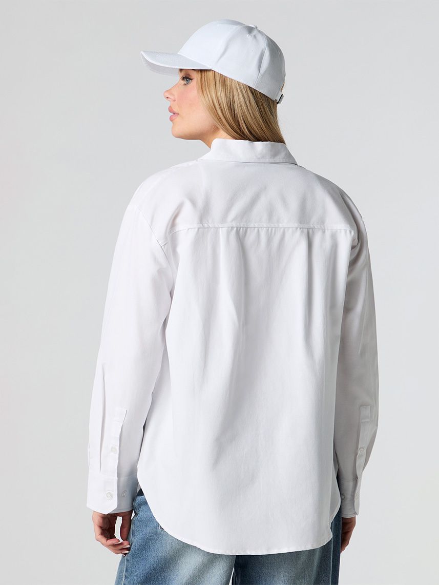 חולצה מכופתרת אוברסייז