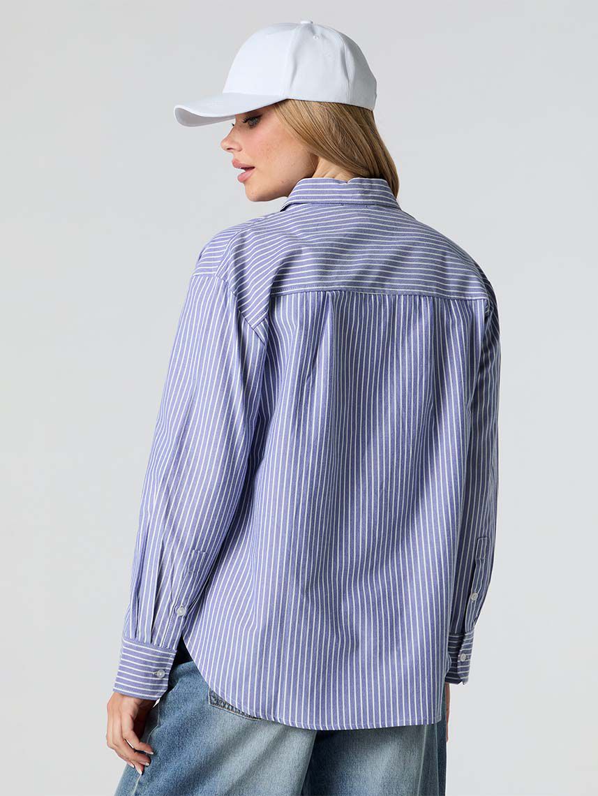 חולצה מכופתרת אוברסייז