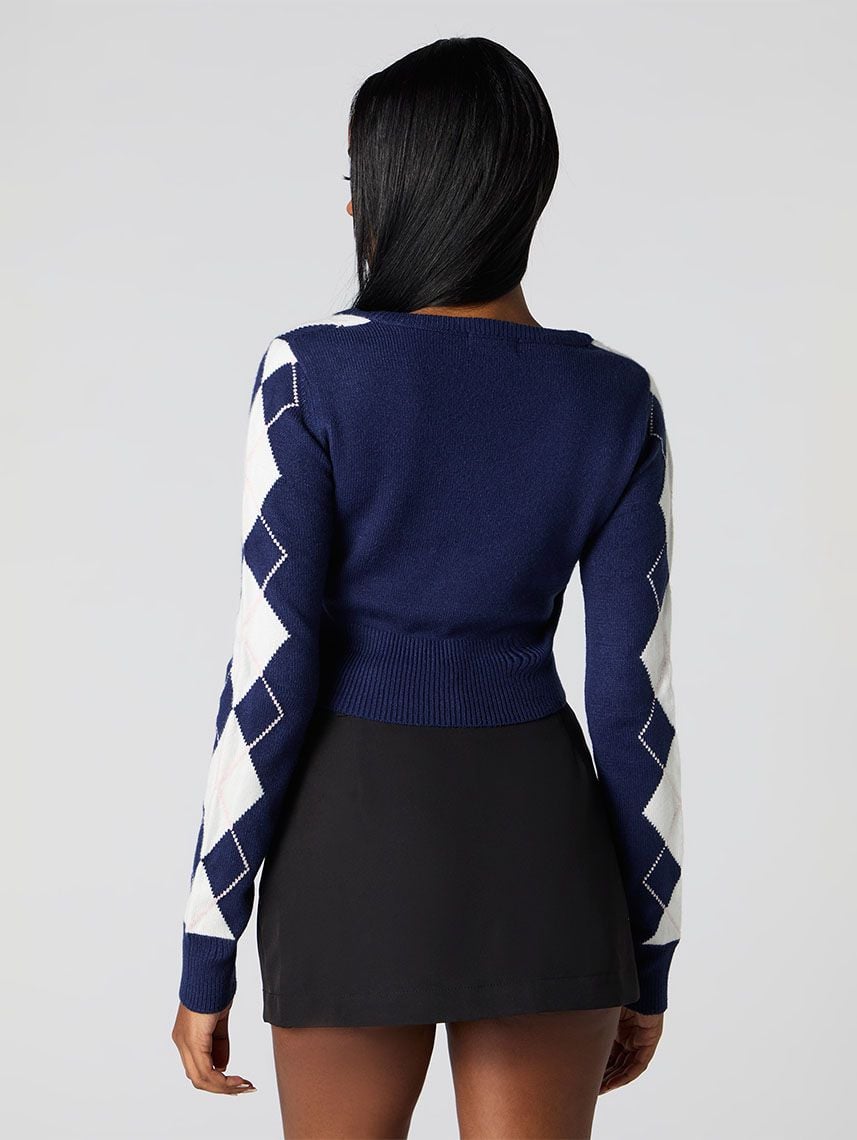 סריג קרופ מעוינים