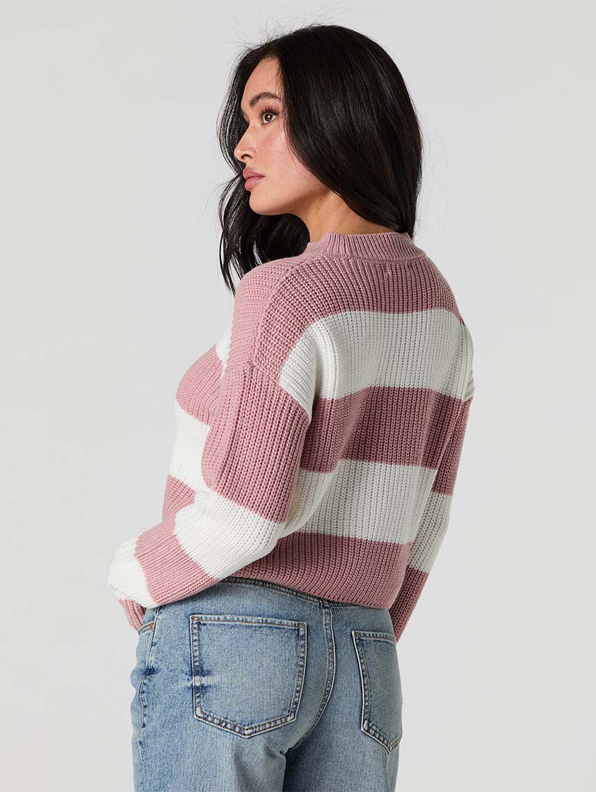 סוודר בוקסי פסים