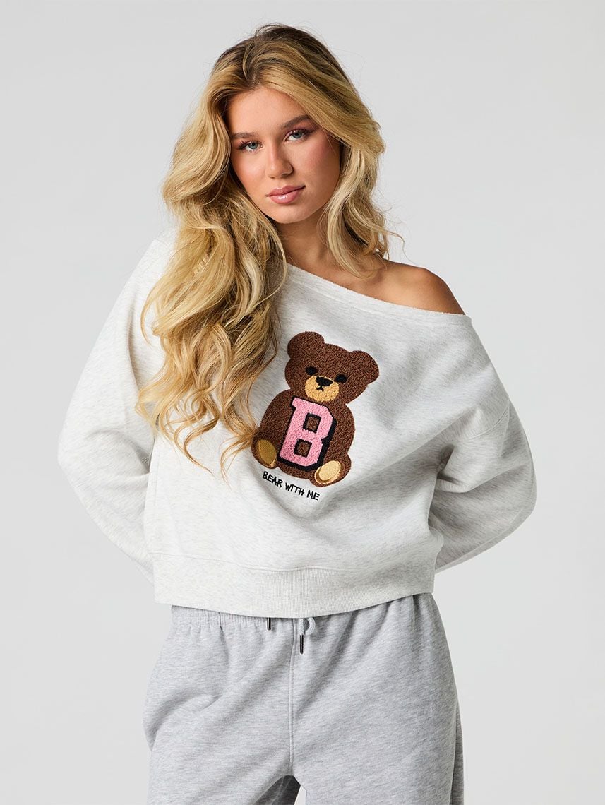 סווטשירט אוף- שולדר