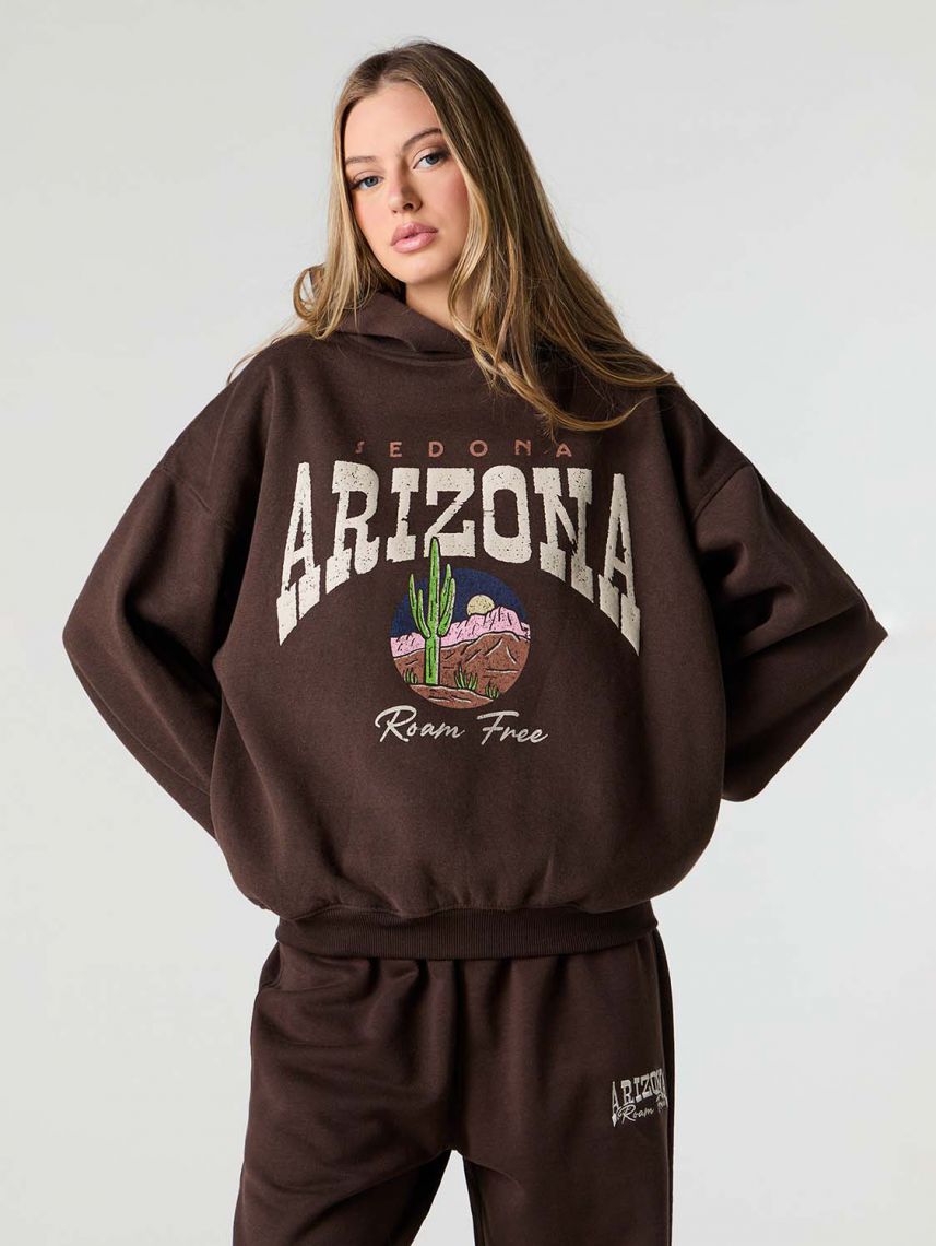 קפוצ’ון אוברסייז עם הדפס