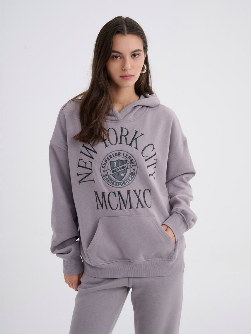 קפוצ’ון אוברסייז עם רקמה