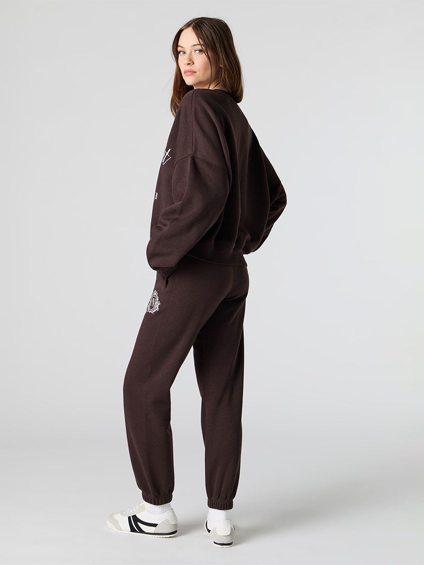 מכנסי פוטר עם רקמה