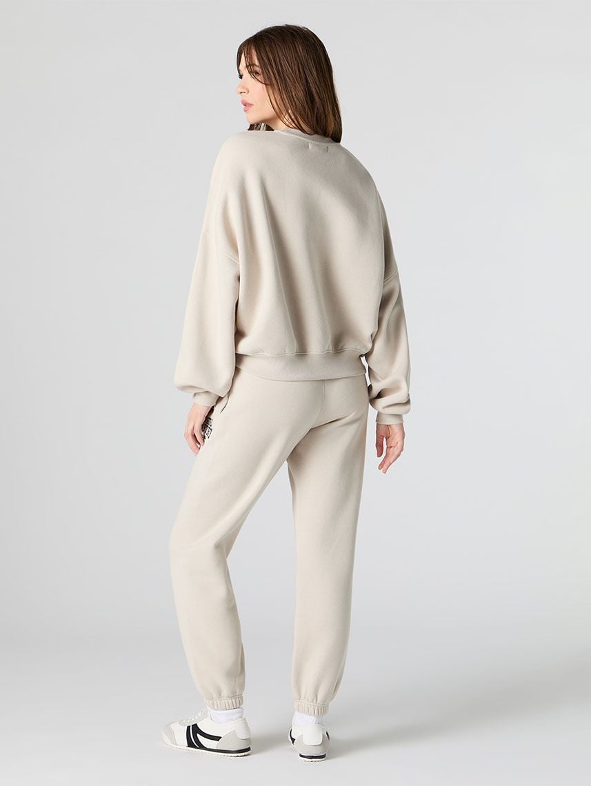 מכנסי פוטר עם רקמה